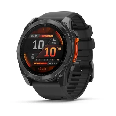 Garmin fenix® 8 – 51 mm, AMOLED Slate grey with Black Silicone band(010-02905-00)