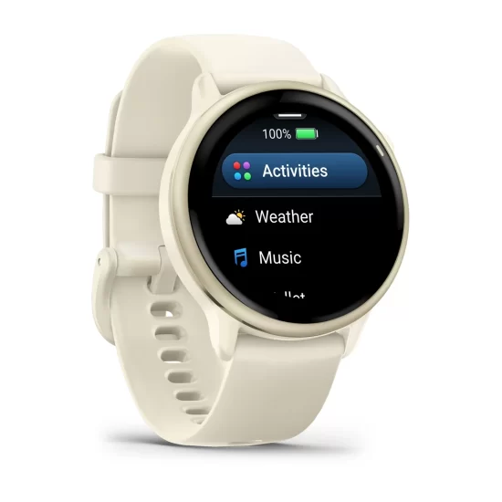 Garmin vivoactive® 6 Lunar Gold with Bone Band-010-02985-01 - Image 3