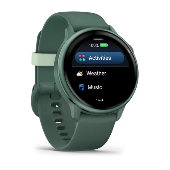 Garmin vivoactive® 6 Metallic Jasper Green with Jasper Green Band-010-02985-02 - Image 4