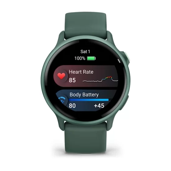 Garmin vivoactive® 6 Metallic Jasper Green with Jasper Green Band-010-02985-02 - Image 2