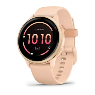 Garmin vivoactive® 6 Metallic Pink Dawn with Pink Dawn Band -010-02985-03