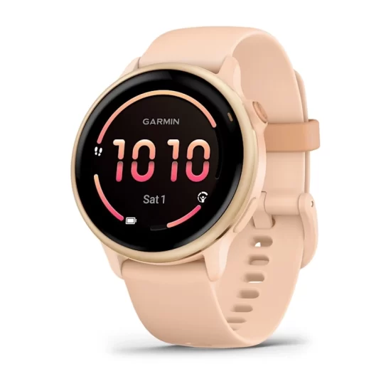Garmin vivoactive® 6 Metallic Pink Dawn with Pink Dawn Band -010-02985-03
