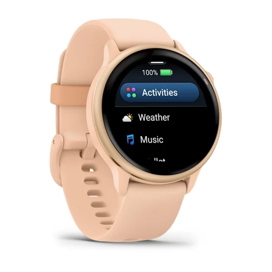 Garmin vivoactive® 6 Metallic Pink Dawn with Pink Dawn Band -010-02985-03 - Image 4