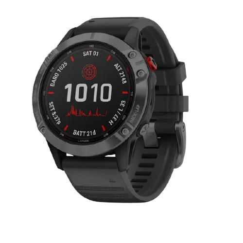 Garmin fēnix 6 - Pro Solar Edition Slate Gray with Black Band PART NUMBER 010-02410-14