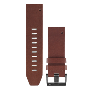 Garmin watch Band QuickFit F6 22mm Brown Leather Part Nummber-010-12496-09