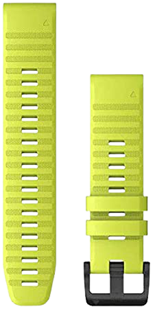 Garmin watch Band QuickFit 22mm Yellow Strap  Part Nummber-010-12496-07
