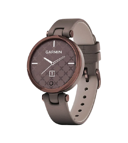 Garmin Lily DarkBronze, Paloma, Leather, Classic Edition Part Number- 010-02384-F0