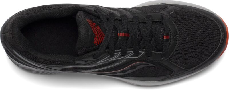 Saucony Cohesion Tr14 Men's Running Shoe (Wide)  Black/Tomato Men's S20634-1 W