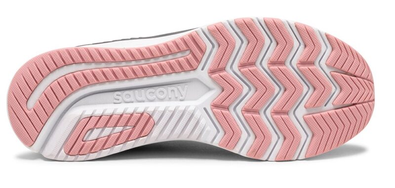 Saucony Guide 14 Kids Running Shoe Blush/Grey-SK164912
