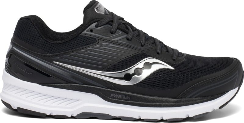 Saucony Echelon 8 Men's Running Shoe (Wide) Black/White-S20575-40 W