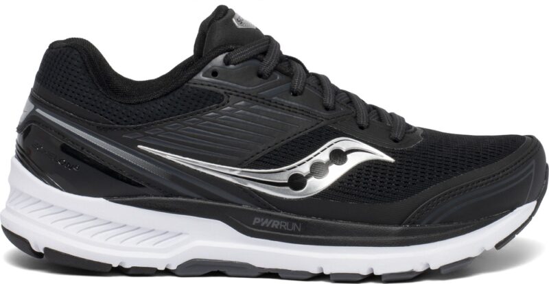 Saucony Echelon 8 Women's Running Shoe (Wide) Black/White-S10575-40 W