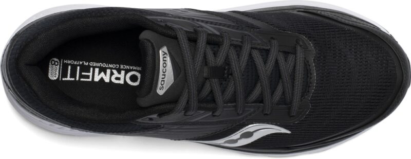 Saucony Echelon 8 Women's Running Shoe (Wide) Black/White-S10575-40 W