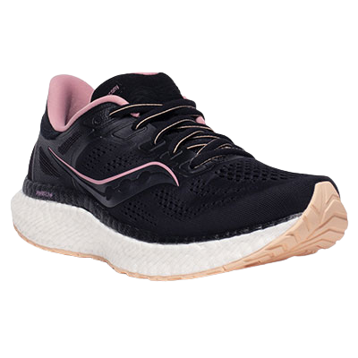 Saucony Hurricane 23 Women's Running Shoe Black/Rose-S10616-45 W