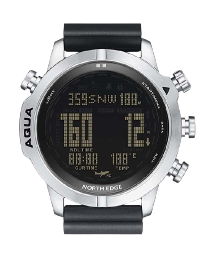 eOnz North Edge Aqua Diving Smartwatch (Silver/Black)