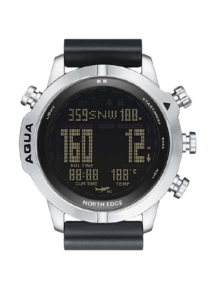 eOnz North Edge Aqua Diving Smartwatch (Silver/Black)