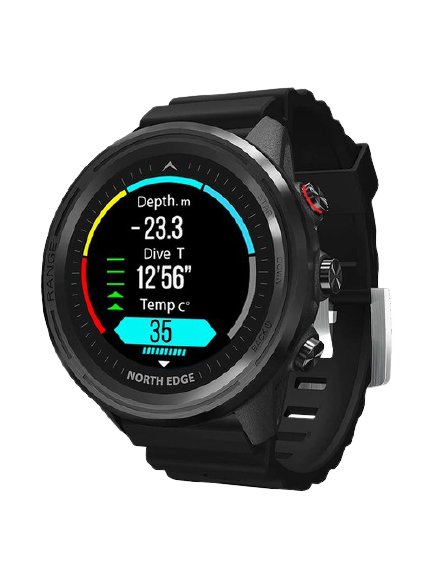 eOnz North Edge Range 5 Smartwatch (Black)