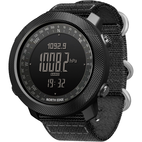 eOnz North Edge Apache 2 Smartwatch (Black)
