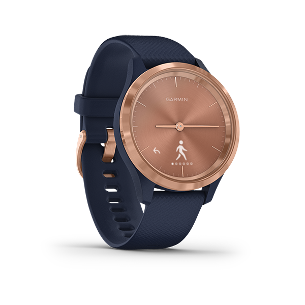 Garmin Vivomove3S Navy With Rose Gold Part Number- 010-02238-83