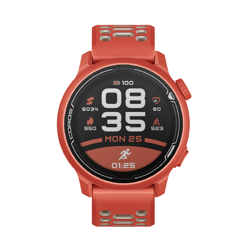 Coros PACE 2 Speed Series Premium GPS Sport Watch Red - Silicone Strap ‎‎‎Part Number WPACE2-RED