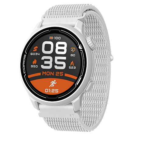COROS PACE 2 Premium GPS Sport Smartwatch (White/Nylon Band)