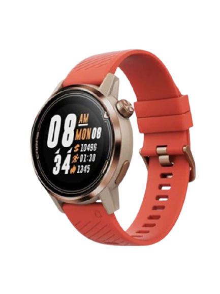 COROS APEX 42mm Premium Multisport GPS Smartwatch (Gold/Coral)