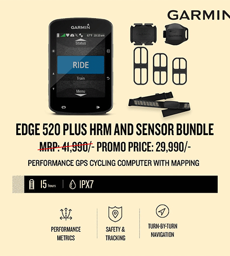 Garmin Edge 520 Plus HRM & Sensor Bundle-GA-COMBO-PACK