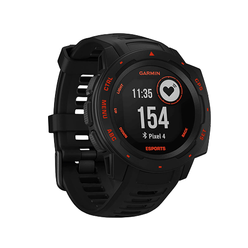 Garmin Instinct Esports Edition Smartwatch - Black Lava-010-02064-78