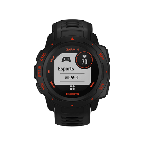 Garmin Instinct Esports Edition Smartwatch - Black Lava-010-02064-78