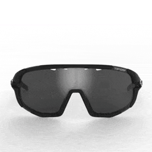 Tifosi Sledge Matte Black Smoke, Ac Red & Clear Lenses-1630100101