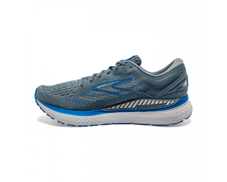 Brooks Glycerin 19 GTS (Wide) Mens Running Shoes Quarry/Grey/Dark Blue