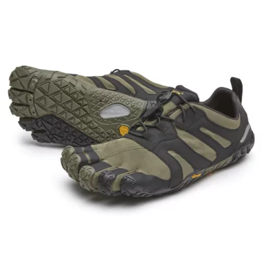 Vibram V-Trail 2.0 Mens Barefoot Trail Running Shoe - Ivy/Green/Black