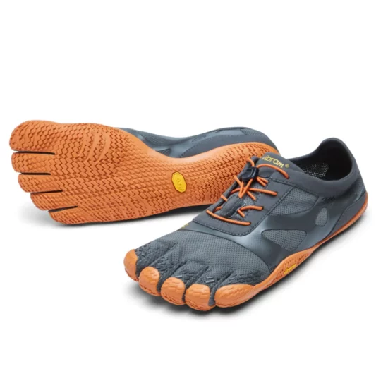 Vibram Kso Evo Mens Barefoot Training Footwear -Grey/Orange