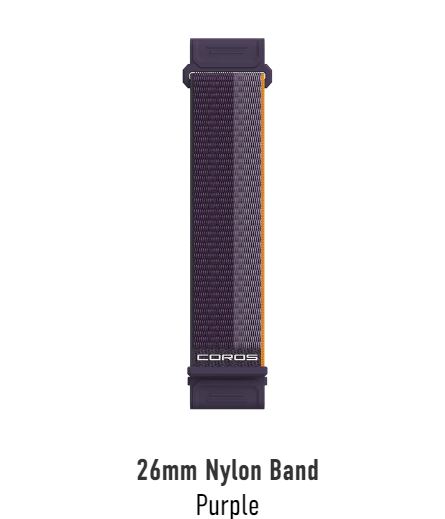 VERTIX 2 Grape Nylon Watch Band