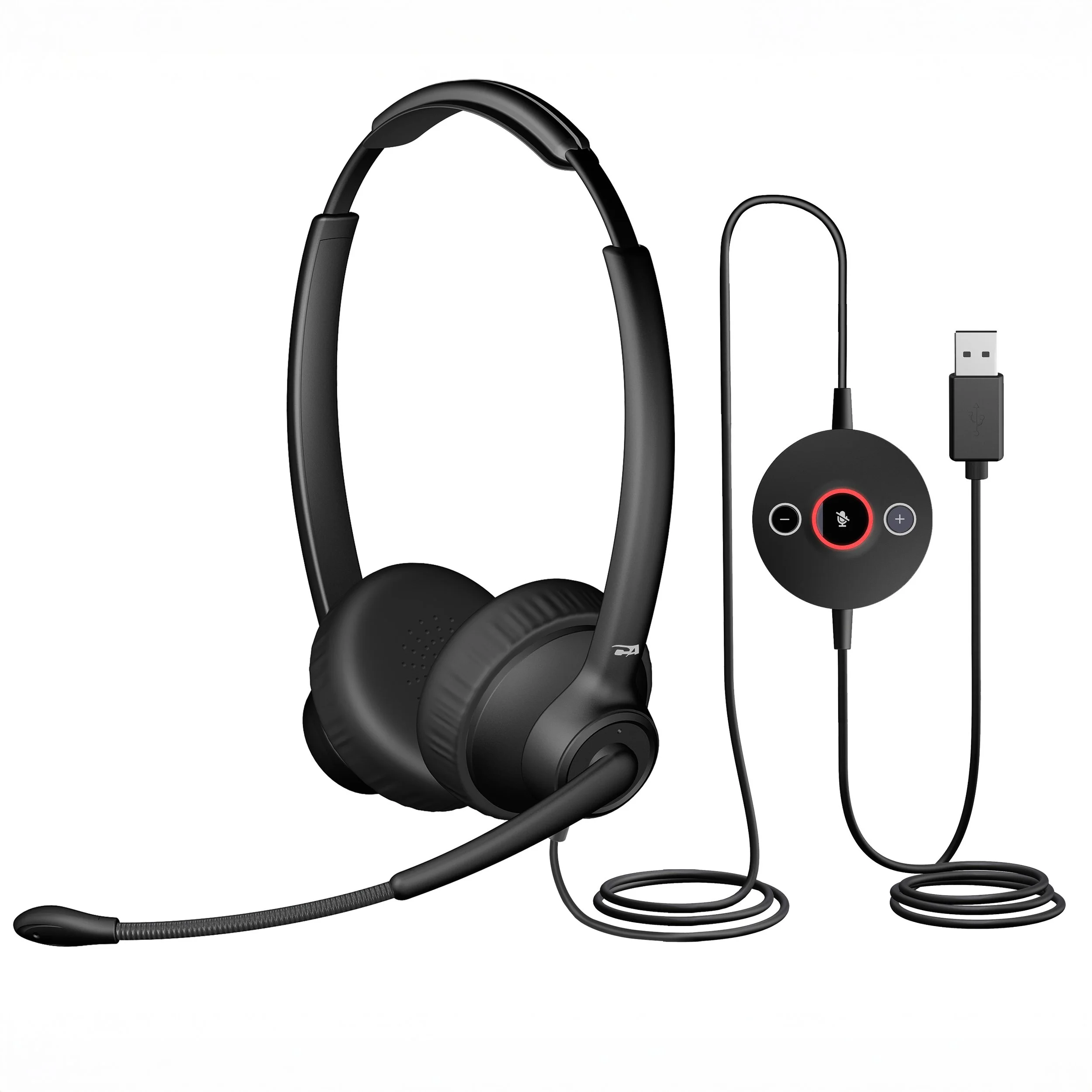 Cyber Acoustics AC-304 Ai Noise USB Headset - Image 5