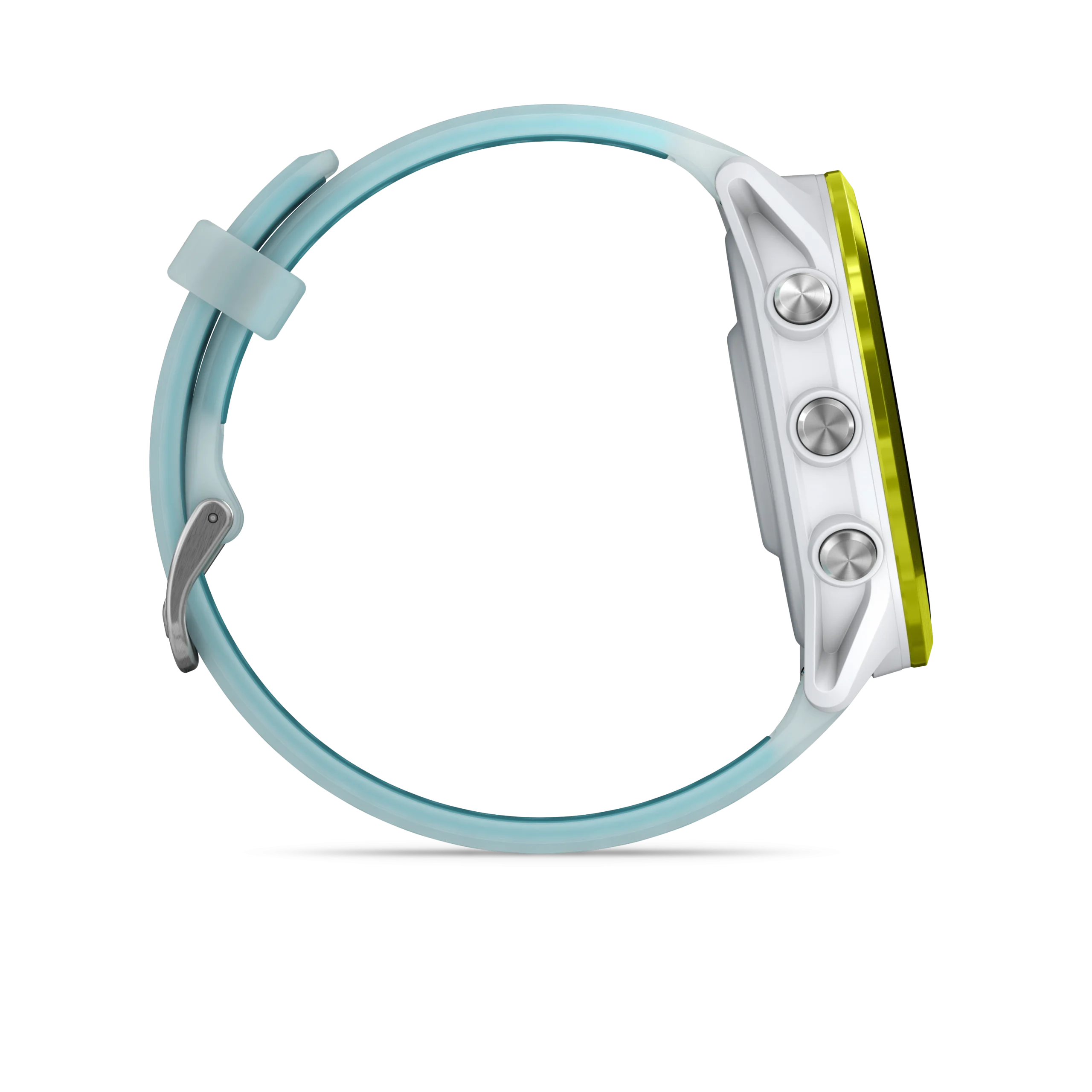Garmin Forerunner® 570 - 47mm Amp Yellow Aluminium with Translucent Whitestone/Turquoise Band(010-02971-01) - Image 2