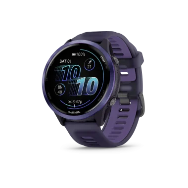 Garmin Forerunner® 570 - 47mm Indigo Aluminium with Translucent Imperial Purple/Indigo Band(010-02971-02)