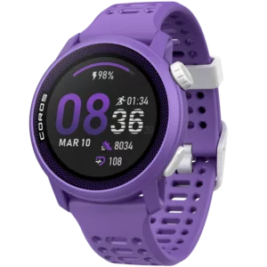 COROS PACE 3 GPS Sport Watch Violet Silicone Band (WAPCE3-PUR)