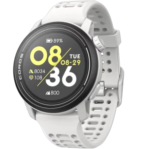 COROS PACE 3 GPS Sport Smartwatch White Silicone Band with 2 Year Warranty