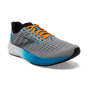 Brooks Hyperion – Road Running Shoes for Men GREY/ATOMIC BLUE/SCARLET