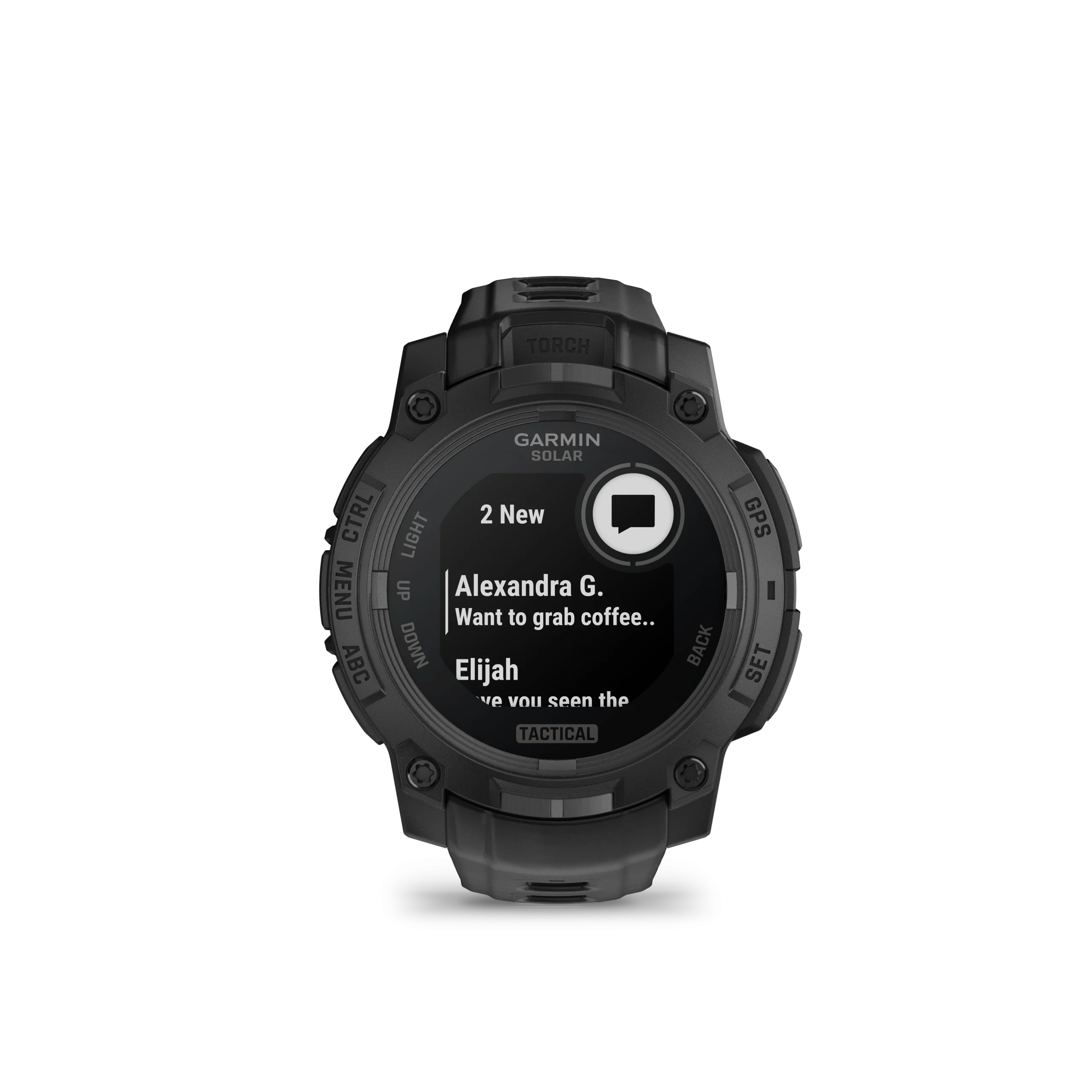 Garmin Instinct 3 – 50 mm, Solar, Tactical Edition Black with Black Band (010-02935-50) - Image 5